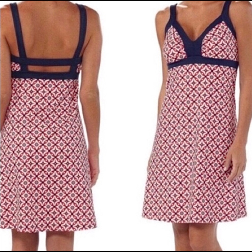 Patagonia athletic geometric print dress